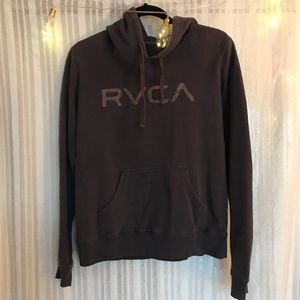 RVCA Brown Hooded Sweatshirt